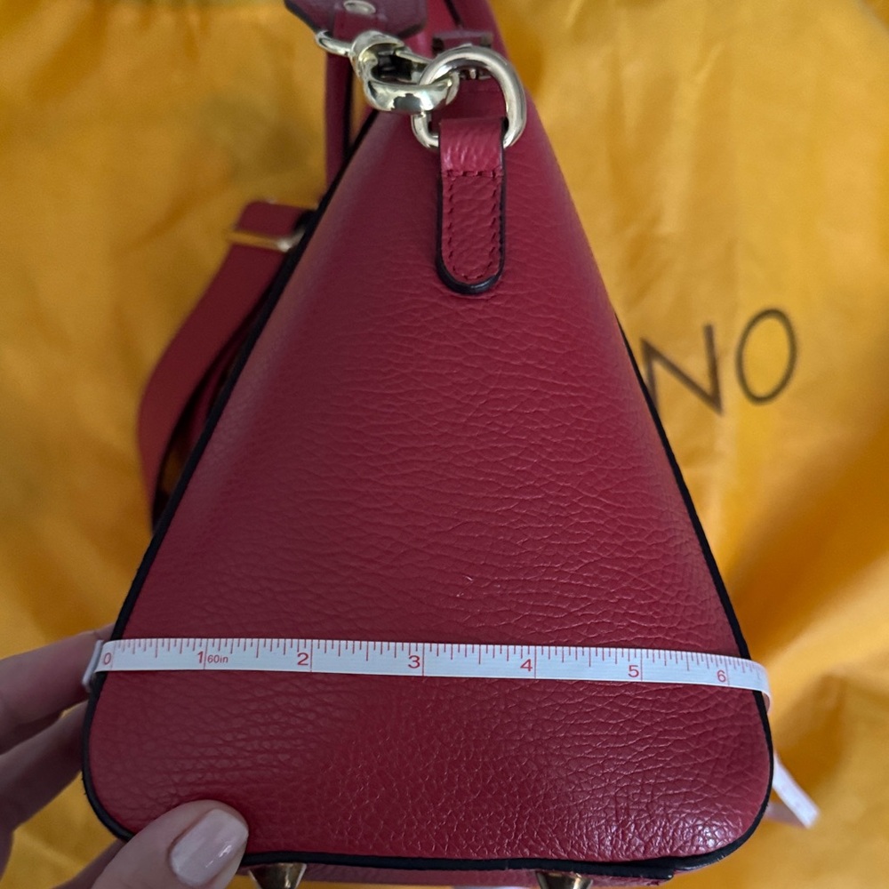 Valentino Deep Red Satchel - Picture 15 of 16